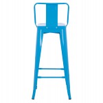 ΣΚΑΜΠΟ BAR-PRO ME ΠΛΑΤΗ ΜΕΤΑΛΛΙΚΟ MELITA HM8643.48 ΜΠΛΕ 42x42x100Υεκ.