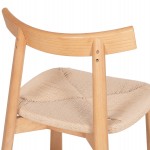 KΑΡΕΚΛΑ ΤΡΑΠΕΖΑΡΙΑΣ OSORIO HM18335.01 RUBBERWOOD & ΣΧΟΙΝΙ ΣΕ ΦΥΣΙΚΟ 51x55x74Υεκ