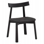 KΑΡΕΚΛΑ ΤΡΑΠΕΖΑΡΙΑΣ OSORIO HM18335.02 RUBBERWOOD & ΣΧΟΙΝΙ ΣΕ ΜΑΥΡΟ 51x55x74Υεκ
