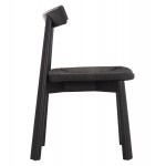 KΑΡΕΚΛΑ ΤΡΑΠΕΖΑΡΙΑΣ OSORIO HM18335.02 RUBBERWOOD & ΣΧΟΙΝΙ ΣΕ ΜΑΥΡΟ 51x55x74Υεκ