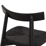KΑΡΕΚΛΑ ΤΡΑΠΕΖΑΡΙΑΣ OSORIO HM18335.02 RUBBERWOOD & ΣΧΟΙΝΙ ΣΕ ΜΑΥΡΟ 51x55x74Υεκ