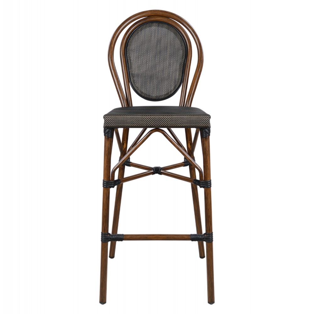 ΣΚΑΜΠΟ ΑΛΟΥΜΙΝΙΟΥ AZARIA HM5059 BAMBOO LOOK ΚΑΦΕ ΜΕ TEXTLINE 44x52x115Υεκ