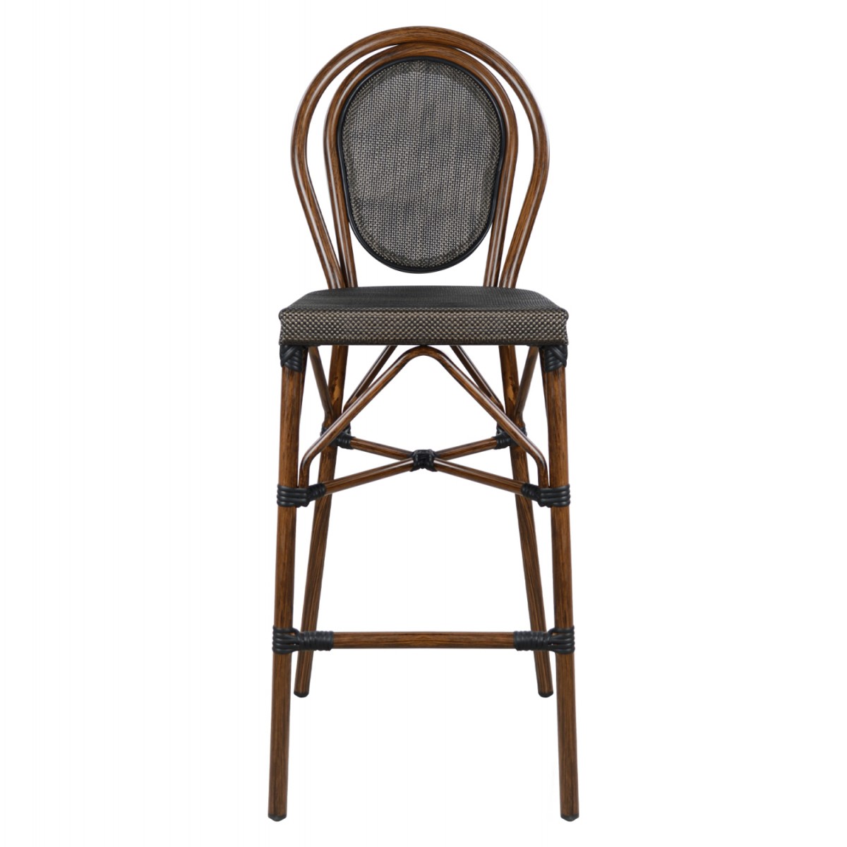 ΣΚΑΜΠΟ ΑΛΟΥΜΙΝΙΟΥ AZARIA HM5059 BAMBOO LOOK ΚΑΦΕ ΜΕ TEXTLINE 44x52x115Υεκ