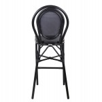 ΣΚΑΜΠΟ ΑΛΟΥΜΙΝΙΟΥ AZARIA HM5060 BAMBOO LOOK ΜΑΥΡΟ ΜΕ TEXTLINE 44x52x115Υεκ.