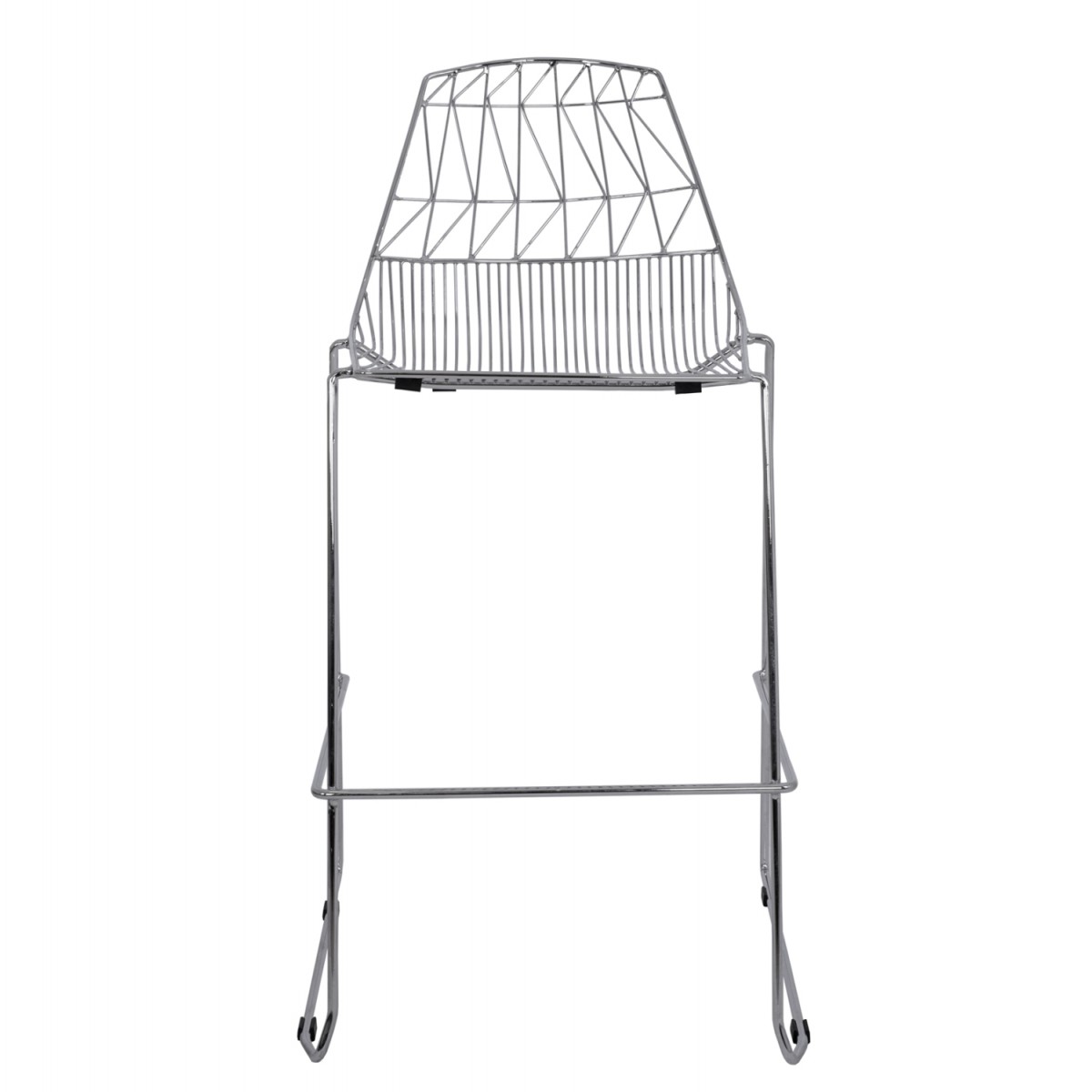 ΣΚΑΜΠΩ BAR ΜΕΤΑΛΛΙΚΟ HM5465.100 LUX ΧΡΩΜΙΟΥ 57x56,5x107 εκ.