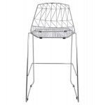 ΣΚΑΜΠΩ BAR ΜΕΤΑΛΛΙΚΟ HM5465.100 LUX ΧΡΩΜΙΟΥ 57x56,5x107 εκ.