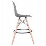 ΣΚΑΜΠΟ ΜΠΑΡ RENATA HM0173.10 ΓΚΡΙ 58x56x107Υ εκ.