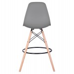 ΣΚΑΜΠΟ ΜΠΑΡ RENATA HM0173.10 ΓΚΡΙ 58x56x107Υ εκ.