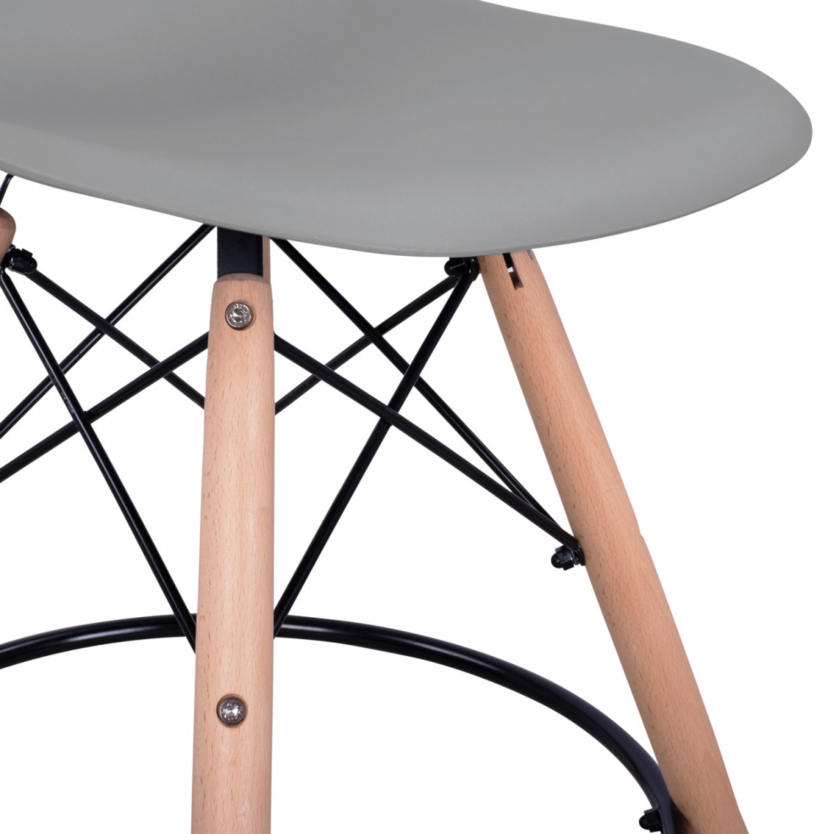 ΣΚΑΜΠΟ ΜΠΑΡ RENATA HM0173.10 ΓΚΡΙ 58x56x107Υ εκ.