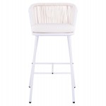 ΣΚΑΜΠΟ BROGAN ΜΕ ΜΕΤΑΛΛΙΚΟ ΣΚΕΛΕΤΟ ΚΑΙ ΣΧΟΙΝΙ ΛΕΥΚΟ HM5714.03 46x54x101 εκ.