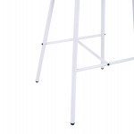 ΣΚΑΜΠΟ BROGAN ΜΕ ΜΕΤΑΛΛΙΚΟ ΣΚΕΛΕΤΟ ΚΑΙ ΣΧΟΙΝΙ ΛΕΥΚΟ HM5714.03 46x54x101 εκ.