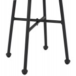 ΤΡΑΠΕΖΙ ΜΕΤΑΛΛΙΚΟ SPENCER HM5716 ΜΕ WICKER ΜΠΕΖ Φ48,5x51 εκ.