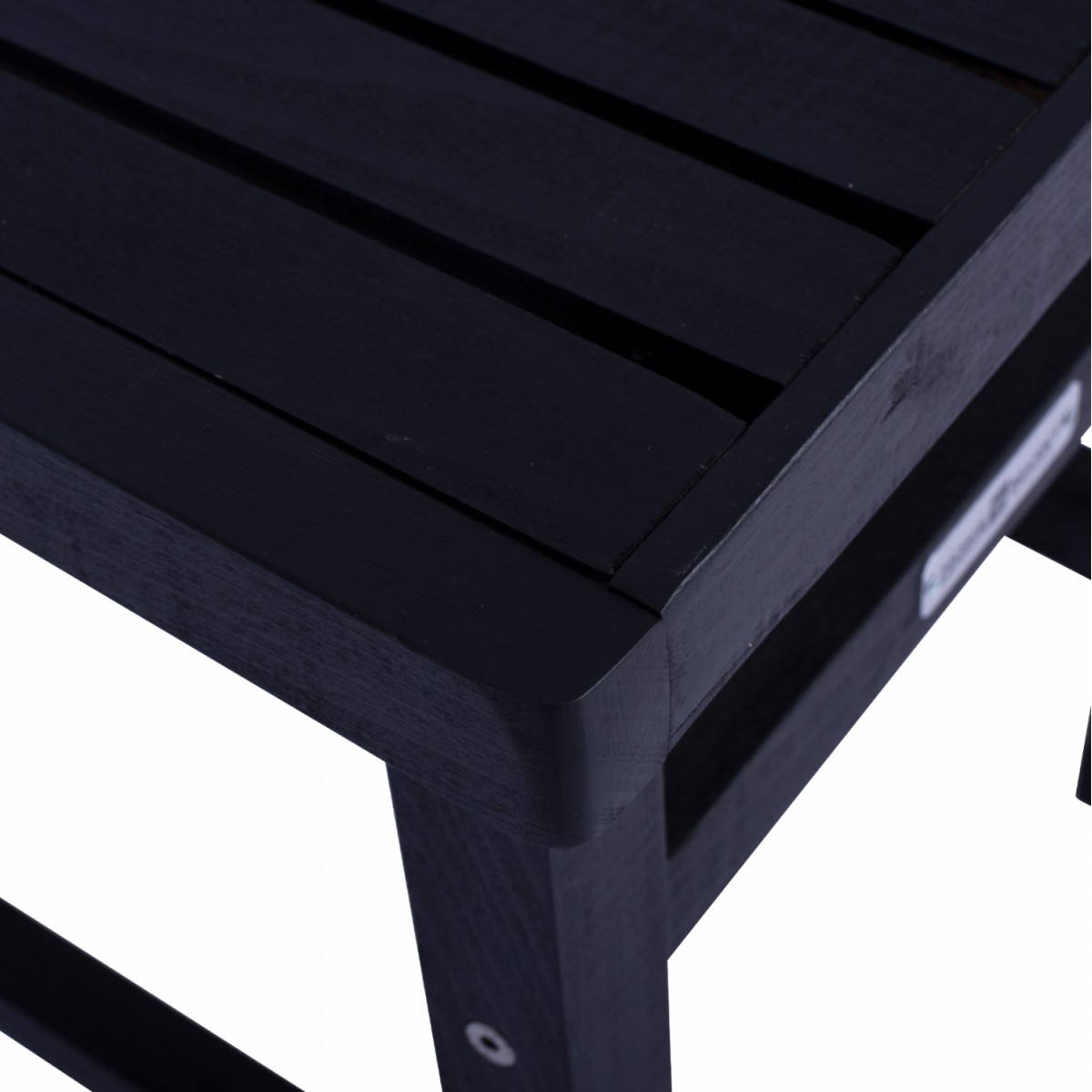 ΣΚΑΜΠΩ-ΤΡΑΠΕΖΑΚΙ ΜΑΥΡΟ KOLI 40Χ40X45Υ εκ. HM289.04