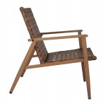 ΠΟΛΥΘΡΟΝΑ FELIPE HM5868.01 ΜΕΤΑΛΛΟ ΟΨΗ ΞΥΛΟΥ & RATTAN ΔΕΡΜΑ-LOOK 63,5x75,5x77εκ.