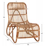 ΠΟΛΥΘΡΟΝΑ BRONNY ΕΞΩΤ.ΧΩΡΟΥ HM9644.01 RATTAN ΣΕ ΦΥΣΙΚΟ ΧΡΩΜΑ 60x82x92Υ εκ.