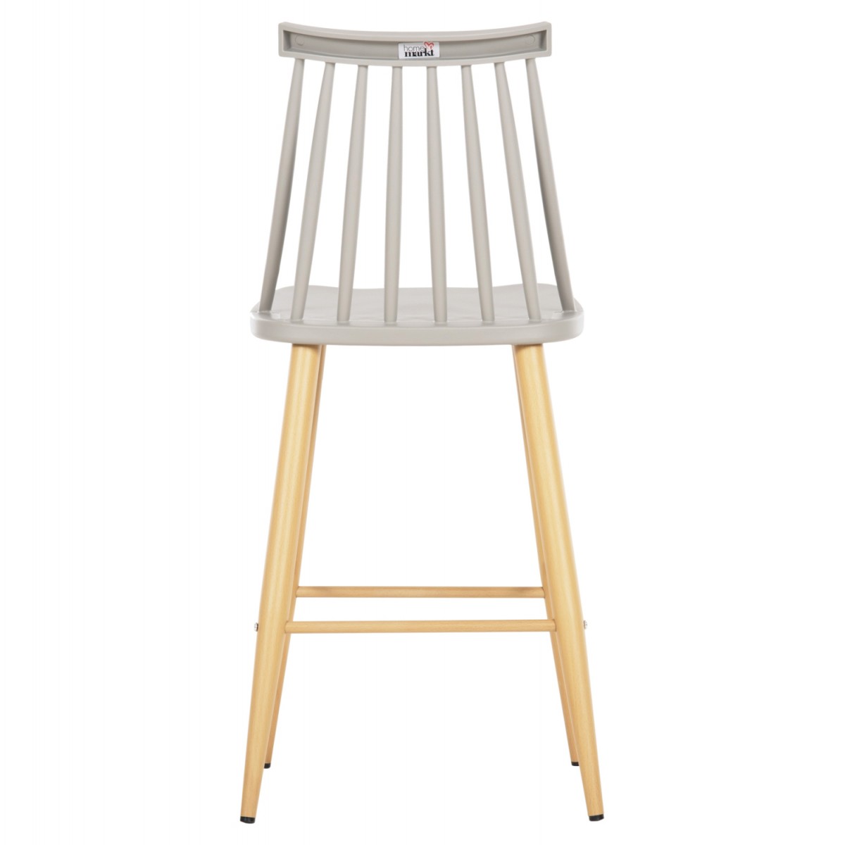 ΣΚΑΜΠΟ ΜΠΑΡ ΜΕΣ.ΥΨΟΥΣ VANESSA HM9300.10 ΠΟΛΥΠΡΟΠ. ΓΚΡΙ & ΜΕΤΑΛΛΟ ΦΥΣΙΚΟ 45x48x96Υεκ.