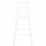 ΣΚΑΜΠΟ ΜΠΑΡ ΜΕΣΑΙΟΥ ΥΨΟΥΣ VANESSA HM9300.11 ΠΟΛΥΠΡΟΠΥΛΕΝΙΟ & ΜΕΤΑΛΛΟ-ΛΕΥΚΟ 45,5x46x97Υεκ