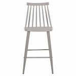 ΣΚΑΜΠΟ ΜΠΑΡ ΜΕΣ. ΥΨΟΥΣ VANESSA HM9300.20 ΠΟΛΥΠΡΟΠΥΛΕΝΙΟ & ΜΕΤΑΛΛΟ-ΓΚΡΙ 45,5x46x97Υεκ