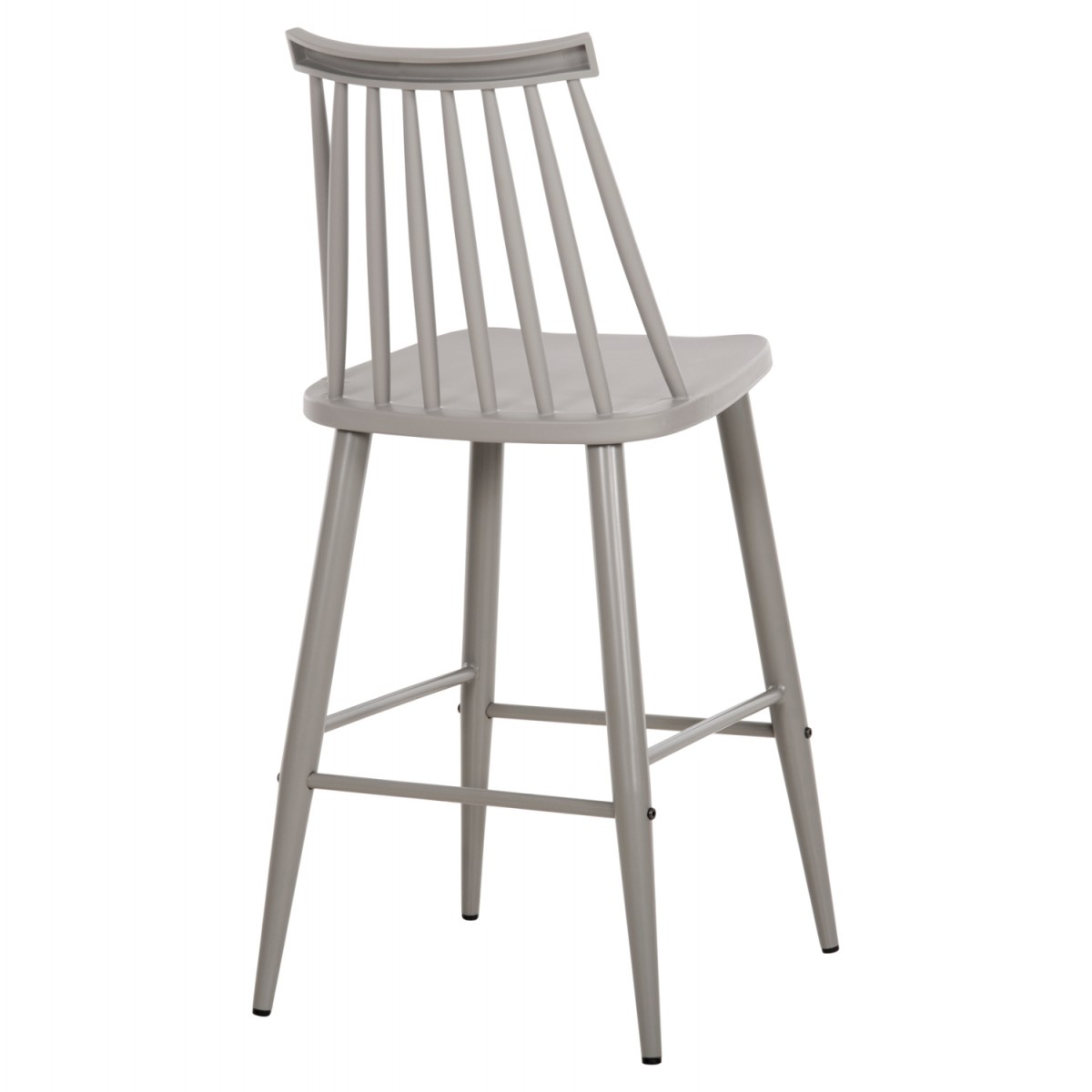 ΣΚΑΜΠΟ ΜΠΑΡ ΜΕΣ. ΥΨΟΥΣ VANESSA HM9300.20 ΠΟΛΥΠΡΟΠΥΛΕΝΙΟ & ΜΕΤΑΛΛΟ-ΓΚΡΙ 45,5x46x97Υεκ