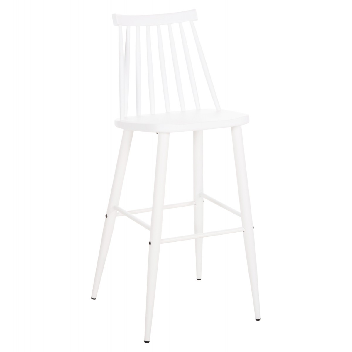 ΣΚΑΜΠΟ ΜΠΑΡ ΨΗΛΟ VANESSA HM8459.11 ΛΕΥΚΟ PP & ΛΕΥΚΑ ΜΕΤΑΛ.ΠΟΔΙΑ 47x48,5x107Υεκ.