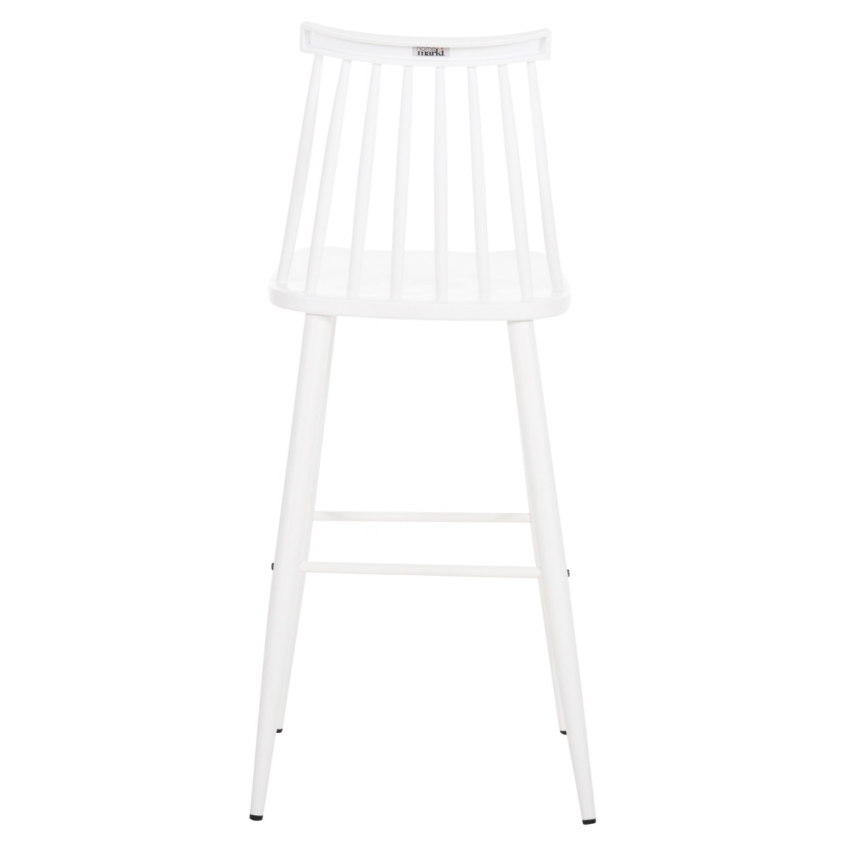 ΣΚΑΜΠΟ ΜΠΑΡ ΨΗΛΟ VANESSA HM8459.11 ΛΕΥΚΟ PP & ΛΕΥΚΑ ΜΕΤΑΛ.ΠΟΔΙΑ 47x48,5x107Υεκ.