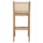 ΣΚΑΜΠΟ ΜΠΑΡ ΜΕ ΠΛΑΤΗ NESHA HM9788 ΞΥΛΟ ΤΕΑΚ ΣΕ ΦΥΣΙΚΟ-ΣΧΟΙΝΙ ΜΠΕΖ 45x57x110Υεκ.