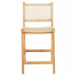 ΣΚΑΜΠΟ ΜΠΑΡ ΜΕ ΠΛΑΤΗ NESHA HM9381.11 ΞΥΛΟ ΤΕΑΚ & ΣΧΟΙΝΙ VIRO VIRO 46x48,5x96Υεκ.