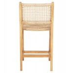 ΣΚΑΜΠΟ ΜΠΑΡ ΜΕ ΠΛΑΤΗ NESHA HM9381.11 ΞΥΛΟ ΤΕΑΚ & ΣΧΟΙΝΙ VIRO VIRO 46x48,5x96Υεκ.