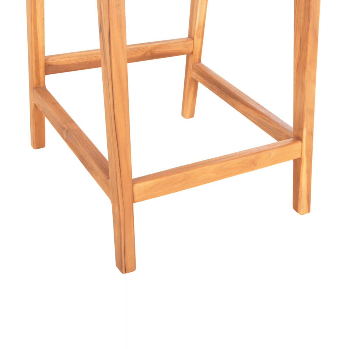 ΣΚΑΜΠΟ ΜΠΑΡ ΜΕ ΠΛΑΤΗ NESHA HM9381.11 ΞΥΛΟ ΤΕΑΚ & ΣΧΟΙΝΙ VIRO VIRO 46x48,5x96Υεκ.