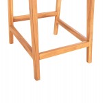 ΣΚΑΜΠΟ ΜΠΑΡ ΜΕ ΠΛΑΤΗ NESHA HM9381.11 ΞΥΛΟ ΤΕΑΚ & ΣΧΟΙΝΙ VIRO VIRO 46x48,5x96Υεκ.