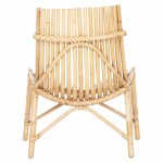 ΚΑΡΕΚΛΑ ΕΞΩΤ.ΧΩΡΟΥ CELLION HM9812.01 ΡΑΒΔΟΙ RATTAN ΣΕ ΦΥΣΙΚΟ ΧΡΩΜΑ 76x72x83Υεκ.