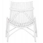 ΚΑΡΕΚΛΑ ΕΞΩΤ.ΧΩΡΟΥ CELLION HM9812.03 ΡΑΒΔΟΙ RATTAN ΣΕ ΛΕΥΚΟ ΧΡΩΜΑ 76x72x83Υεκ.
