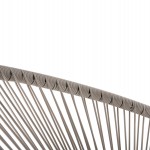 ΠΟΛΥΘΡΟΝΑ HM5872.03 ΤΥΠΟΥ ΦΩΛΙΑ ΜΕΤΑΛ. ACAPULCO ΜΑΥΡΗ-ΕΚΡΟΥ ΣΥΝΘ. RATTAN 71x72x80Υεκ