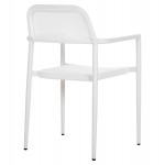 ΠΟΛΥΘΡΟΝΑ ΑΛΟΥΜΙΝΙΟΥ RONNY HM5998.02 ΛΕΥΚΟΣ ΣΚΕΛΕΤΟΣ & ΛΕΥΚΟ TEXTILENE 53x51x80Υεκ.