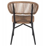 ΚΑΡΕΚΛΑ ΕΞ.ΧΩΡΟΥ EULO HM6049.02 ΑΛΟΥΜΙΝΙΟ ΣΕ ΜΑΥΡΟ -ΣΥΝΘΕΤΙΚΟ RATTAN