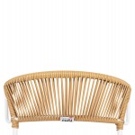 ΚΑΡΕΚΛΑ SUKI HM6053.01 ΜΕΤΑΛΛO ΛΕΥΚΟ KAI ΣΥΝΘ. RATTAN ΣΕ ΦΥΣΙΚΟ 54x62x80Υεκ