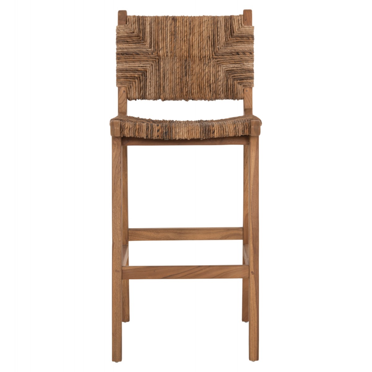 ΣΚΑΜΠΟ ΜΠΑΡ WALTER HM9841 ΞΥΛO TEAK ΣΕ ΦΥΣΙΚΟ-ΨΑΘΑ 46x55x105Υ εκ.