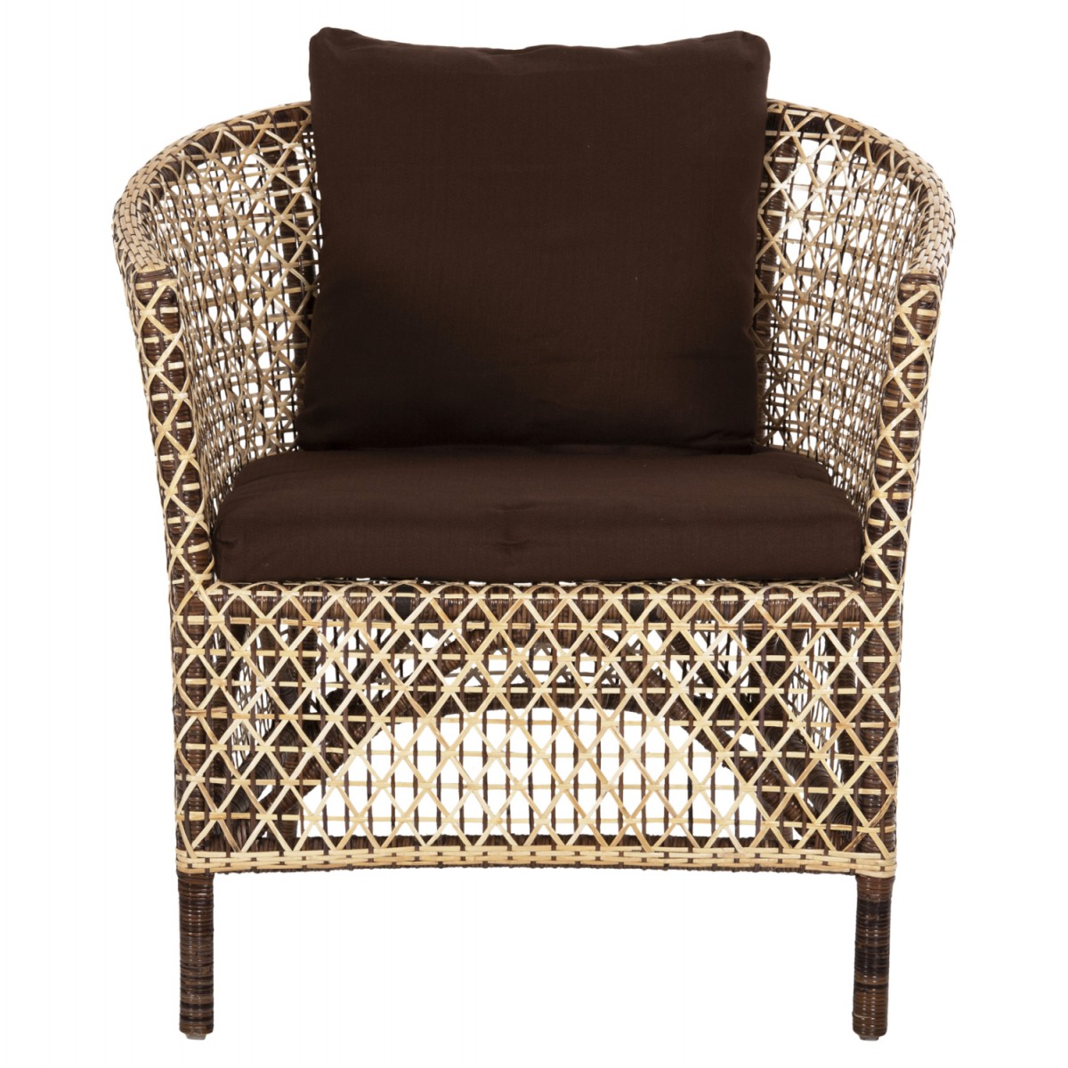 ΠΟΛΥΘΡΟΝΑ ΕΞΩΤ.ΧΩΡΟΥ HM6111 SILMAR-RATTAN ΚΑΦΕ ΚΑΙ ΦΥΣΙΚΟ-ΜΑΞΙΛΑΡΙΑ ΚΑΦΕ 82x76x85Υεκ