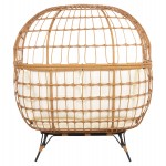 ΠΟΛΥΘΡΟΝΑ ΦΩΛΙΑ MIAMI 2 ΑΤΟΜΩΝ ΤΥΠΟΥ RATTAN HM5870.11 132.5x90x154Υεκ