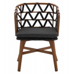 ΠΟΛΥΘΡΟΝΑ ΑΛΟΥΜΙΝΙΟΥ RICKO HM5782.11 ΚΑΦΕ ΣΚΕΛΕΤΟΣ-ΓΚΡΙ ΚΟΡΔΟΝΙ 58x59x78Υ εκ.