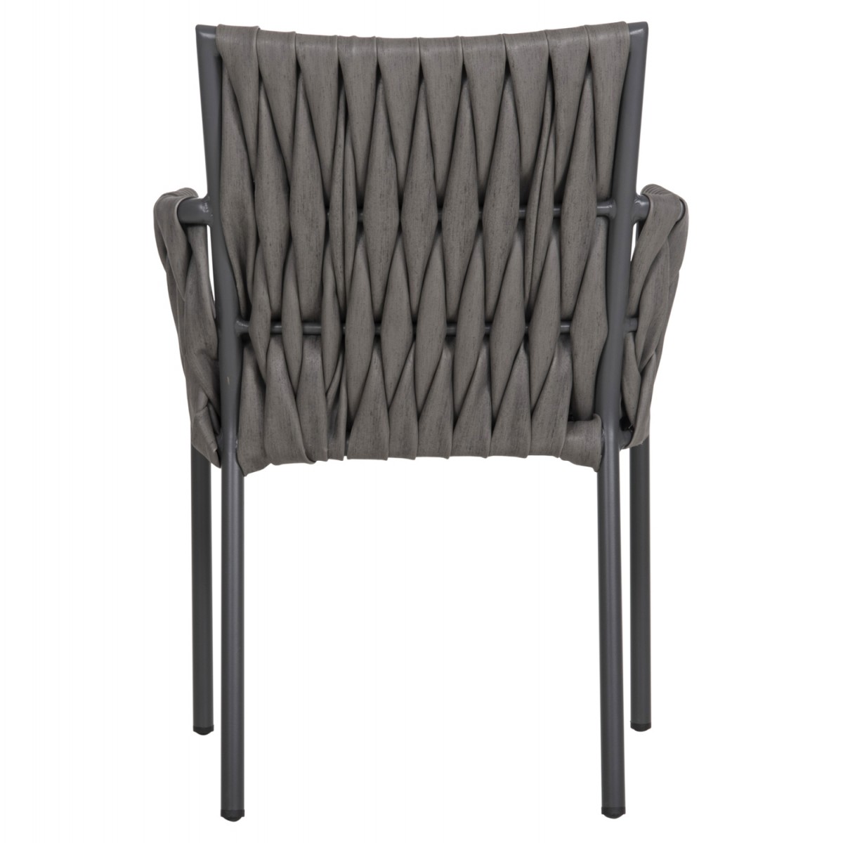 ΠΟΛΥΘΡΟΝΑ ΑΛΟΥΜΙΝΙΟΥ MARTIN HM5564.12 ΑΝΘΡΑΚΙ ΜΕ ΣΥΝΘ.RATTAN ΑΝΘΡΑΚΙ 56x56x80Υεκ.