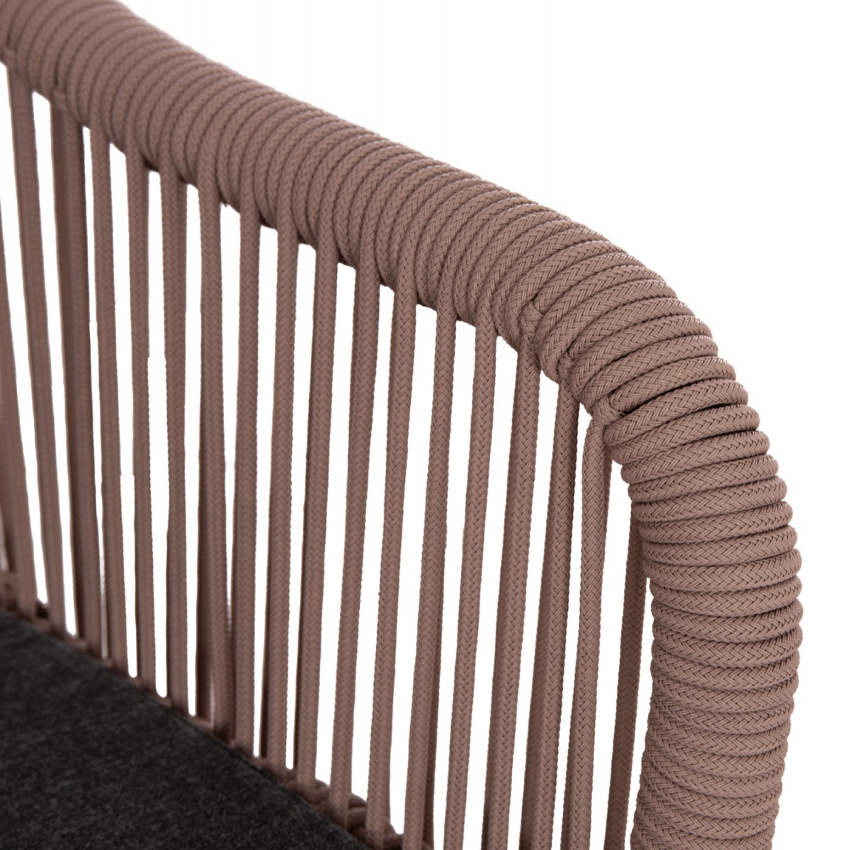 ΚΑΝΑΠΕΣ 2ΘΕΣΙΟΣ MYRTIA HM5550.12 AΛΟΥΜΙΝΙΟ ΑΝΘΡΑΚΙ--ΜΠΕΖ TESLIN ΣΧΟΙΝΙ 123x61x90Υεκ.