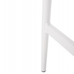 ΣΚΑΜΠΟ BAR ΑΛΟΥΜΙΝΙΟΥ GREGG HM5788.11 ΛΕΥΚΟ-ΜΠΕΖ ΤΗΣ ΑΜΜΟΥ ΣΥΝΘ.RATTAN 55x57x106Υεκ.