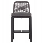 ΣΚΑΜΠΟ ΜΠΑΡ ΜΕΣ.ΥΨΟΥΣ HOWARD HM5791.23 ΜΑΥΡΟ ΑΛΟΥΜΙΝΙΟ--ΓΚΡΙ ΣΧΟΙΝΙ 47,5x55x94,5Υεκ.