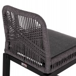 ΣΚΑΜΠΟ ΜΠΑΡ ΜΕΣ.ΥΨΟΥΣ HOWARD HM5791.23 ΜΑΥΡΟ ΑΛΟΥΜΙΝΙΟ--ΓΚΡΙ ΣΧΟΙΝΙ 47,5x55x94,5Υεκ.