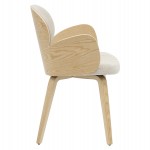 ΠΟΛΥΘΡΟΝΑΚΙ ΤΡΑΠΕΖΑΡΙΑΣ DARNELL HM9974.01 OAK Κ.Π.-ΕΚΡΟΥ ΥΦΑΣΜΑ 56x56x83Υεκ.