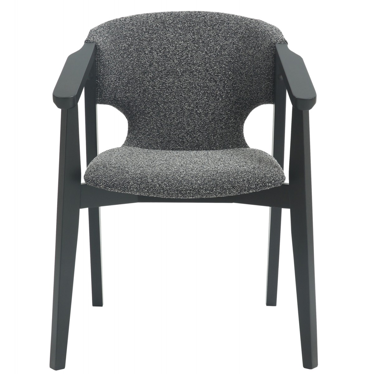 ΠΟΛΥΘΡΟΝΑ YEGER HM9995.01 ΞΥΛΟ ΟΞΙΑΣ ΣΕ ΜΑΥΡΟ-ΣΚΟΥΡΟ ΓΚΡΙ ΥΦΑΣΜΑ 59x58x78Υεκ.