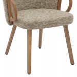 ΚΑΡΕΚΛΑ ΤΡΑΠΕΖΑΡΙΑΣ RIG HM9979.01 WHITE WASH ΞΥΛΟ ΟΞΙΑΣ-ΜΠΕΖ ΥΦΑΣΜΑ 59x58,5x72,5Υεκ.