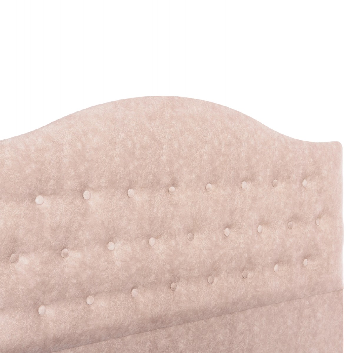 ΚΡΕΒΑΤΙ MALENA HM638.22 ΜΠΕΖ ΥΦΑΣΜΑ Τ. NUBUCK ΓΙΑ ΣΤΡΩΜΑ 150x200εκ.