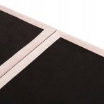 ΚΡΕΒΑΤΙ MALENA HM638.22 ΜΠΕΖ ΥΦΑΣΜΑ Τ. NUBUCK ΓΙΑ ΣΤΡΩΜΑ 150x200εκ.